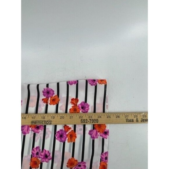 J. Crew Women's Floral Tropical Flower Striped Camisole Top Size 0 Summer - Picture 10 of 11